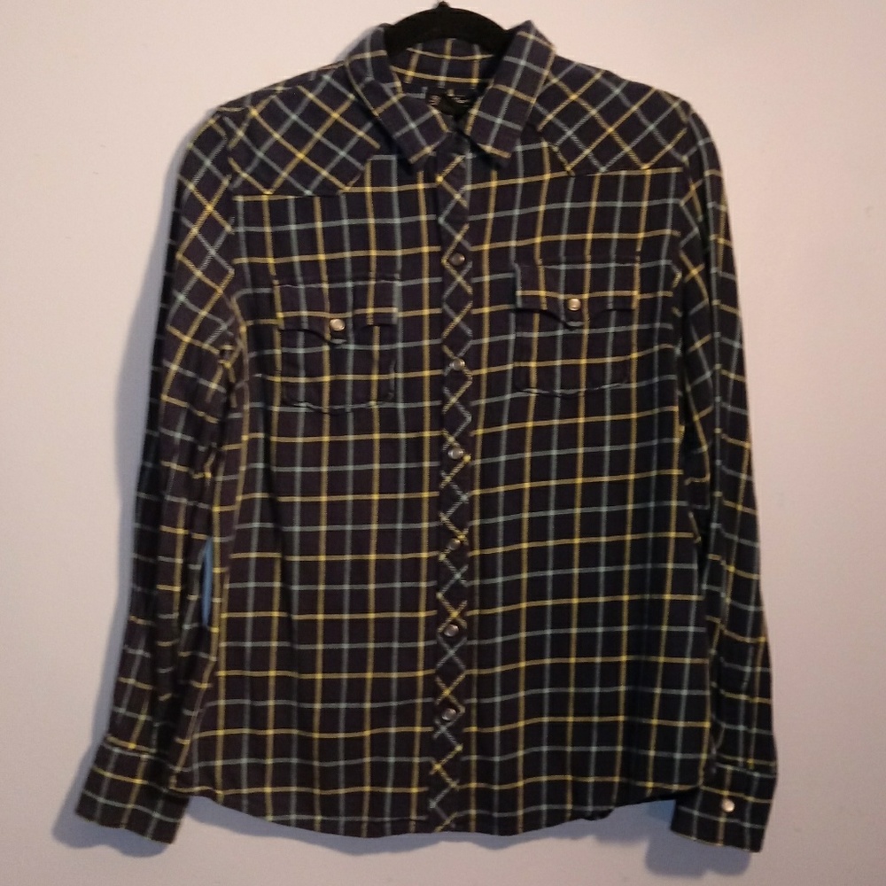 Lucky Brand Button Up Top Size Large